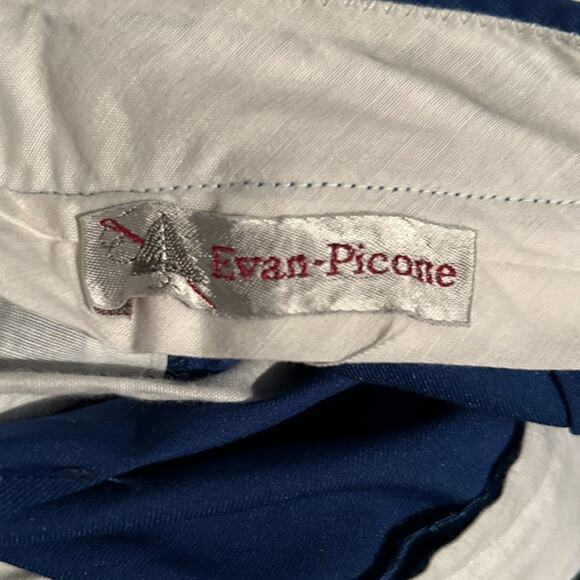 Vintage 1970s Evan Picone Navy Blue High Waist Trouser Pants / Small 26 x 27 - Picture 4 of 4